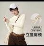 蕉下（beneunder）搖粒絨雙開拉鏈上衣女修身彈力長袖親膚內(nèi)搭打底衫PM007 曬單實拍圖