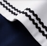 MeetMetro瑪依爾海軍領撞色連衣裙女2025秋季新款減齡收腰修身裙子 藏青色【現(xiàn)貨閃電發(fā)】 M 曬單實拍圖
