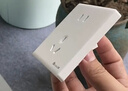 飛雕超薄開關(guān)插座面板家用空調(diào)一開五孔86型五孔插帶開關(guān)網(wǎng)絡(luò)插格韻白 斜五孔插座【免費(fèi)看樣】 曬單實(shí)拍圖