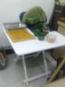 升哥 折叠餐桌户外折叠桌子电脑桌简易便捷小户型方桌吃饭桌椅子组合 纯白色60*60*55cm【加粗桌腿】 实拍图