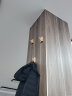 家逸（JIAYI）北欧创意实木挂钩壁挂衣帽架挂衣架衣服架门口挂衣钩 原木色-单个 实拍图