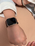 istrap適用蘋(píng)果手表表帶apple watch腕帶男士真皮瘋馬牛皮S11/10/9/8/7/6/SE新款iWatch ultra3/2手表帶 巧克力【黑色配件 44/45/46MM表盤(pán)【適用Wat 曬單實(shí)拍圖