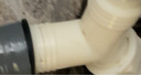 西凈美洗衣機排水三通二合一接頭通用型Y型分叉下水延長(cháng)軟管地漏三頭通 80cm排水管+Y型接頭 曬單實(shí)拍圖