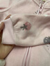 戴維貝拉（DAVE＆BELLA）童裝男童外套女童搖粒絨上衣兒童衣服秋裝夾克寶寶外衣2025新款 草莓印花 100 cm（建議身高90-100cm） 曬單實(shí)拍圖