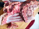 果亦橙寧夏灘羊肉新鮮羊蝎子火鍋新鮮羊肉腿肉羊蹄整只羊?yàn)┭颥F(xiàn)殺散養(yǎng) 羊前腿帶排6斤 曬單實(shí)拍圖