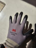 舒适型防滑耐磨手套工厂车间搬运劳动 丁腈涂掌防护透气手套 M码  实拍图