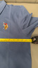 U.S. POLO ASSN.polo衫男翻領(lǐng)秋季商務(wù)休閑長(cháng)袖上衣爸爸裝t恤 寶藍色 XL  曬單實(shí)拍圖