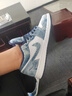 NIKE耐克Air Jordan 1 Low AJ1水洗丹寧牛仔藍(lán)男子低幫板鞋 CZ8455-100 42 曬單實(shí)拍圖