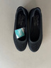 斯凱奇（Skechers）女士時(shí)尚休閑鞋輕質(zhì)EVA發(fā)泡坡跟增高蕾絲鞋面 全黑色/BBK 36.5 曬單實(shí)拍圖