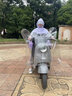 浪漫美西電動(dòng)車雨衣母子親子雙人長款全身防暴雨披電瓶車專用騎行女24新款 線條狗紫【升級加厚+夜間反光】有鏡 5XL 曬單實(shí)拍圖