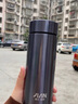 富光不銹鋼雙層保溫杯 男女士商務(wù)車載水杯真空刻字杯子便攜茶杯 墨藍(lán)色 400ml 曬單實(shí)拍圖