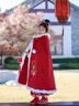 拜年服女童漢服2024新款披風(fēng)斗篷套裝兒童過(guò)年馬面裙新年衣服冬季 2812香檳色-裙子+上衣+披風(fēng)+毛領(lǐng) 130 曬單實(shí)拍圖