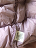 笛莎（DEESHA）童裝女童輕薄羽絨服2025秋冬新款女寶寶短款三防輕盈保暖外套 霧紫 150 【充絨量：63.2g】 曬單實拍圖