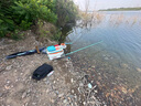威寶萊魚竿支架后掛通用快拆炮臺鋁合金桿掛拐角按鍵后掛架桿配件 拐角后掛（銀色） 其他 曬單實拍圖