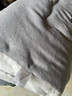 雅鹿羊羔絨毛毯被子冬季棉被單人冬天宿舍雙面加絨被芯加厚10斤保暖 簡(jiǎn)約灰【雙面暖絨 厚實(shí)保暖】 180*220cm【加厚保暖約8斤】 曬單實(shí)拍圖