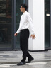 beanpole濱波春秋男士美拉藍商務(wù)休閑素色長(cháng)袖襯衫 白色 L 180/96A 曬單實(shí)拍圖