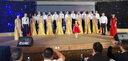 勤度中老年合唱演出服大合女長(cháng)裙主持宴會(huì )指揮亮片顯瘦合唱團服裝 金色 XXL 曬單實(shí)拍圖