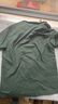 卡賓（CABBEEN）【涼感索羅娜】官方正品潮流短袖T恤男夏季漸變休閑百搭圓領(lǐng)上衣 碧綠色48 M /170/48 曬單實(shí)拍圖