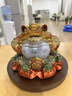 歐柏歷  全銅金蟾擺件工藝品辦公室商務擺設(shè)家居客廳玄關(guān)酒柜喬遷開業(yè)禮 小號直徑15高15CM-彩銅金蟾 曬單實拍圖