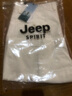 JEEP SPIRIT短褲男新款五分褲男士棉質(zhì)純色休閑短褲中青年寬松大碼百搭中褲 白色 33 （135-145斤） 曬單實(shí)拍圖