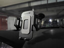 卡登仕(CAPDASE) Flexi II鵝頸吸盤式車載手機支架汽車儀表臺擋風(fēng)玻璃導(dǎo)航座架粘貼式車架 黑色 曬單實拍圖