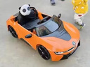 MOONCHILD高端兒童玩具寶馬高端電動(dòng)車(chē)四輪玩具車(chē)可坐人送孩子治愈禮物 旗艦版【桔銅色四驅】搖擺/遙控 電力驅動(dòng) 曬單實(shí)拍圖