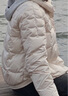 歌莉婭    新中式鵝絨羽絨服  1CCC8B670 05W米白 S 曬單實(shí)拍圖