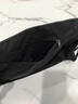 特步（XTEP）斜挎包男挎包潮牌日系餃子包休閑單肩包男背包潮流街頭女包包 黑色 曬單實(shí)拍圖