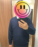 Marc O'Polo/MOP 【品牌經典系列】春季新款圓領細針長袖綿羊毛套頭衫男 藏青色898 XL 曬單實拍圖