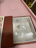 周生生石耳釘 18K玫瑰金 心形花環(huán)彩金耳飾 單邊 93522E定價 曬單實拍圖