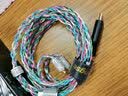 揚仕（Yongse） 彩虹銅銀合金適用于 0.78 森海ie80s/40/100pro 興戈ea500 mmcx a2dc typec帶麥線控耳機升級線 typec插頭（31993芯片)帶線控 MMC 曬單實拍圖