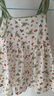 優(yōu)奇小碎花女寶寶公主裙夏季薄款莫代爾嬰兒衣服夏裝裙子一周歲連衣裙 曬單實(shí)拍圖