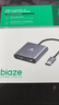 畢亞茲 USB3.0轉(zhuǎn)雙口HDMI轉(zhuǎn)換器擴(kuò)展分屏器一分二 雙屏異顯視頻轉(zhuǎn)接頭連接 支持M1適用蘋果Macbook華為 曬單實(shí)拍圖