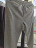品詩(shī)歌人純棉運動(dòng)褲男褲秋冬加絨加厚針織收口小腳束腳長(cháng)褲潮流休閑衛褲男 純灰色衛褲男（春秋款） L100-120斤 曬單實(shí)拍圖