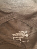 無印良品（MUJI）男式 棉冬季 V領(lǐng) 長袖T恤 打底衫 黑色 XS 曬單實(shí)拍圖
