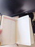 朗捷 【配筆】360頁筆記本本子25K羊巴皮記事本加厚筆記本商務(wù)皮面本簡約日記本定制 a5黑色 曬單實(shí)拍圖