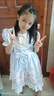 G.DUCKKIDS洛麗塔連衣裙女童2025新款夏裝生日公主裙寶寶蘿莉塔夏季兒童裙子 1255藍(lán)色短袖+頭飾 130 cm 曬單實(shí)拍圖