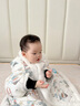 EVEBABY嬰兒披風斗蓬秋冬外出防風保暖新生兒童寶寶擋風外套披肩加絨加厚 童話城堡 三層夾棉 加厚款 90 (建議身高50-95cm) 曬單實拍圖