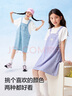 巴拉巴拉女童夏裝兒童連衣裙2024中大童假兩件仿牛仔裙子208224111033 曬單實拍圖