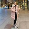 AEMAPE羽絨服女2025秋冬季新款女裝過(guò)膝中長(cháng)款寬松加厚大毛領(lǐng)羽絨外套 糖果色 M -建議109-118斤左右 曬單實(shí)拍圖