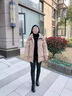 啄木鳥媽媽裝羽絨棉服洋氣外套2024新款中老年女裝冬裝棉衣棉襖外套 駝色 2XL (125-140斤) 曬單實拍圖