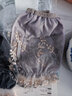 帝行（DIXING）袖套女韓版蕾絲刺繡羽絨服短款學生可愛護袖雙層網(wǎng)紗秋冬套袖 黑色1雙 曬單實拍圖