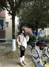 A CHOCK美式碎花毛巾繡植絨夾克杏色單排扣棒球服 杏色 L 曬單實(shí)拍圖