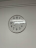 卡西歐（CASIO） 卡西歐(CASIO)掛鐘客廳鐘表時(shí)尚簡(jiǎn)約臥室掛墻壁鐘石英鐘表 IQ-88-7PF白色 曬單實(shí)拍圖