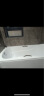 箭牌（ARROW） 亚克力普通浴缸五件套防滑浴缸家用小户型泡澡多尺寸一体成形 1.5米五金浴缸AE6205SQZ-1 右裙 实拍图