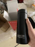 壹滴滴玻璃內膽保溫杯帶過(guò)濾男女士泡茶杯真空隔熱水杯便攜中藥養生杯子 紳士黑+杯套杯刷- 320ml 曬單實(shí)拍圖
