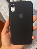 銀悅（YINYUE） iPhoneXsMax手機(jī)殼液態(tài)硅膠內(nèi)底植絨三包軟邊防摔防水簡(jiǎn)約時(shí)尚情侶款蘋(píng)果X鏡頭s鏤空全包保護(hù)殼 蘋(píng)果Xr液態(tài)硅膠殼內(nèi)襯植絨【漆木黑】 曬單實(shí)拍圖