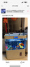 美諾魚(yú)缸客廳半圓型魚(yú)缸屏風(fēng)大中小型家用落地式玻璃金魚(yú)缸生態(tài)免換水 灰色 80*40*138 曬單實(shí)拍圖