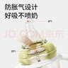 伊斯卡爾（EASYCare）寬口徑奶瓶 吸管防摔奶瓶 嬰兒寶寶PPSU奶瓶學(xué)飲杯手柄重力球吸管 櫻花粉 300ml 12月+ 【V號奶嘴】 曬單實(shí)拍圖
