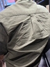 春秋季新款男士純色全棉夾克日系休閑潮流軍綠色外套上衣服男裝潮 卡其色 M （110-120斤） 曬單實(shí)拍圖